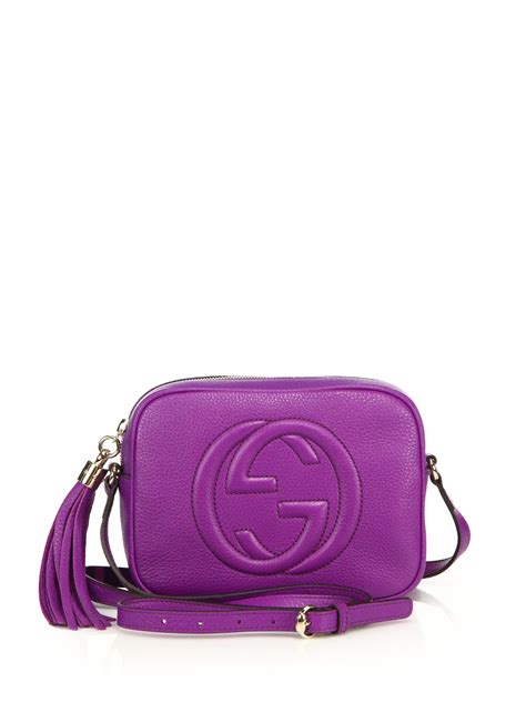 gucci soho disco bag purple|soho disco bag gucci sale.